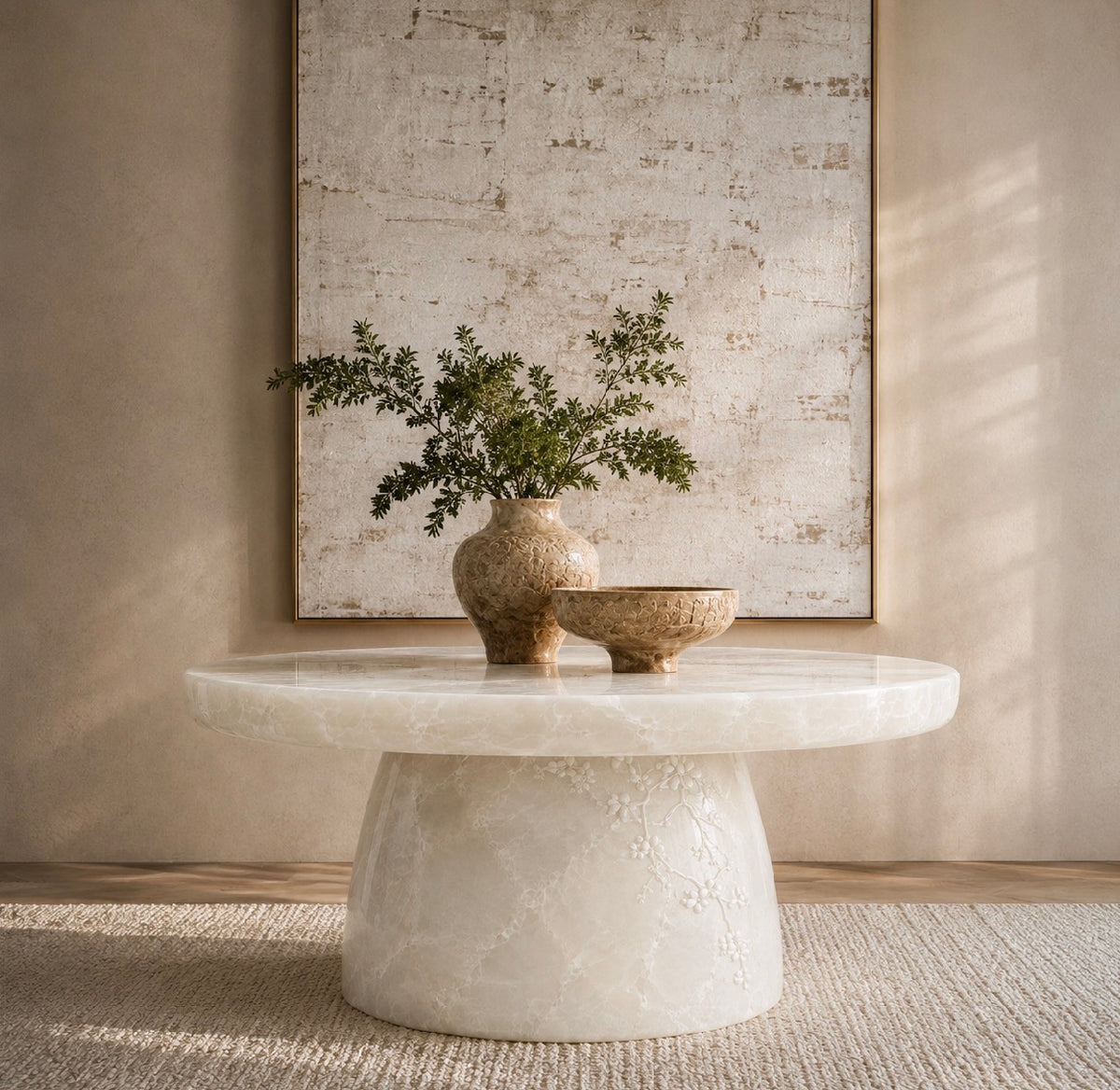 The Onyx Blossom Dining Table